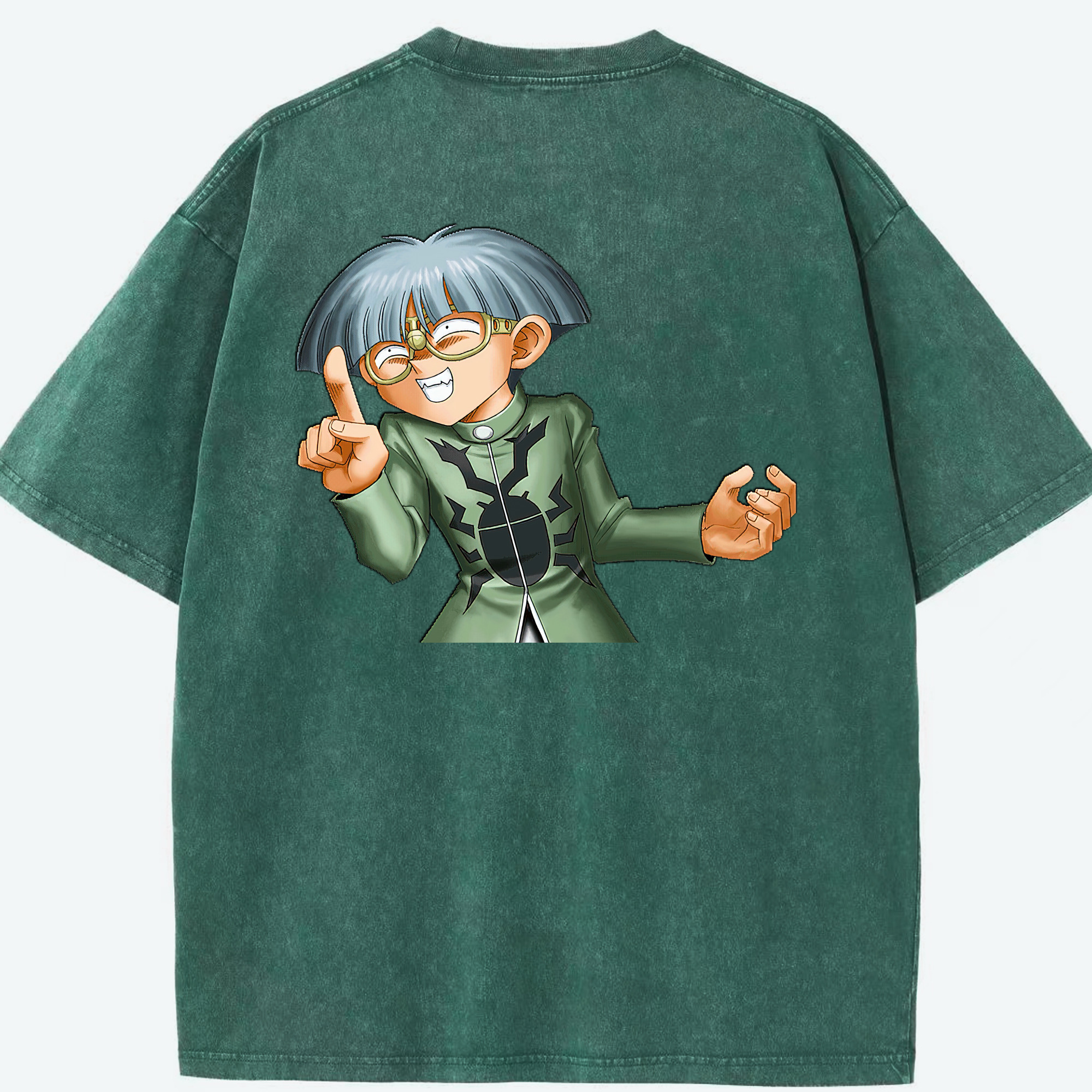 （画像用） 遊☆戯☆王 Yu-Gi-Oh! 綿100% ヴィンテージ風 半袖Tシャツ（背面プリント）